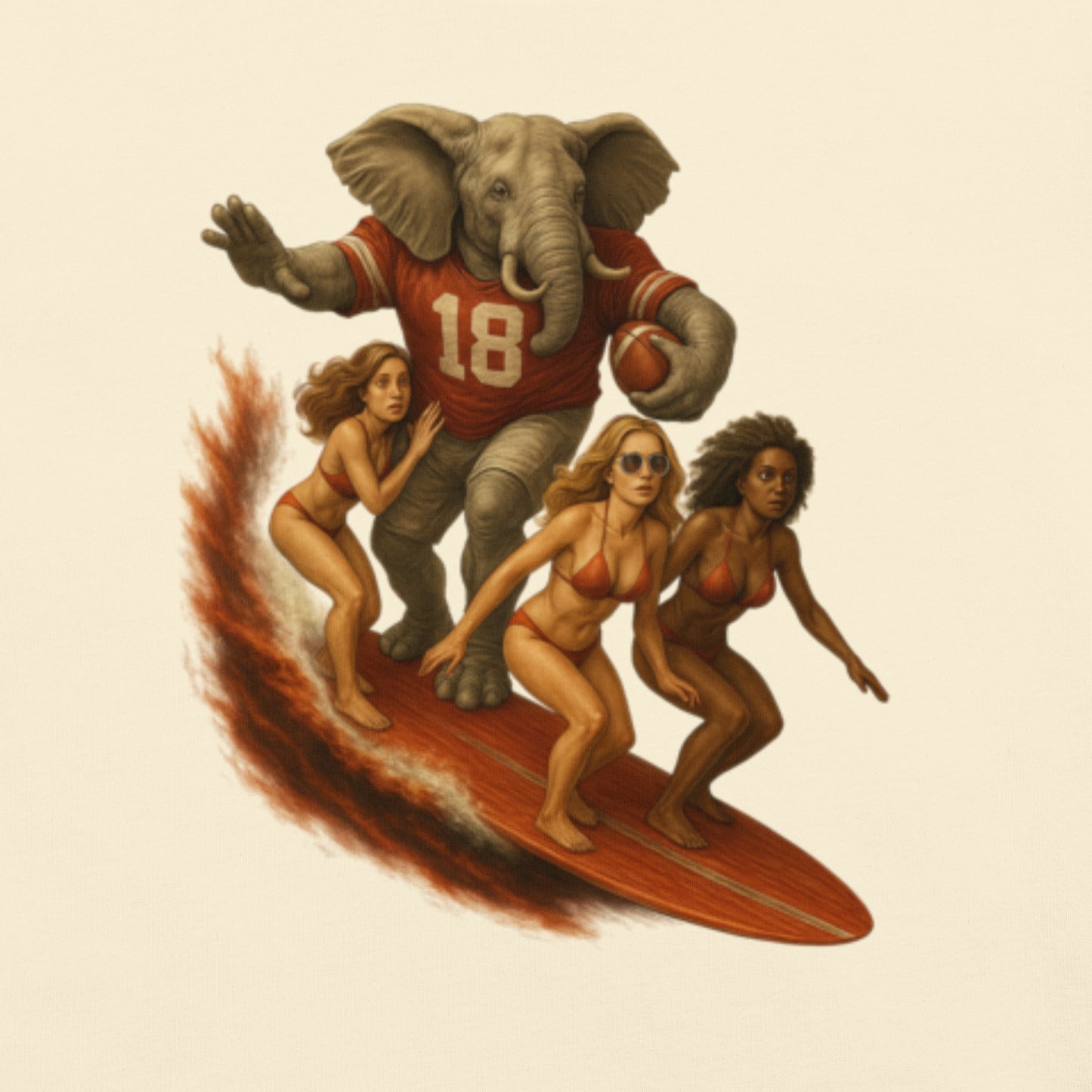 Big Al Catches the Crimson Tide.